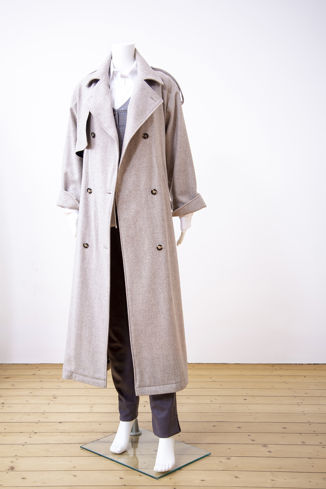 chichino FW21-22 Trenchcoat Wolle