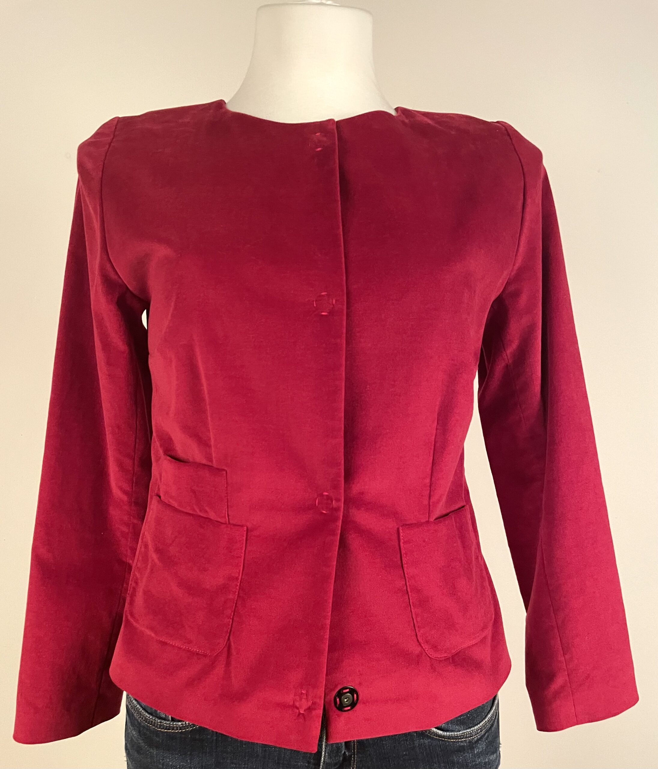 chichino cardigan 08 samt rot chichino cardigan 08 samt rot